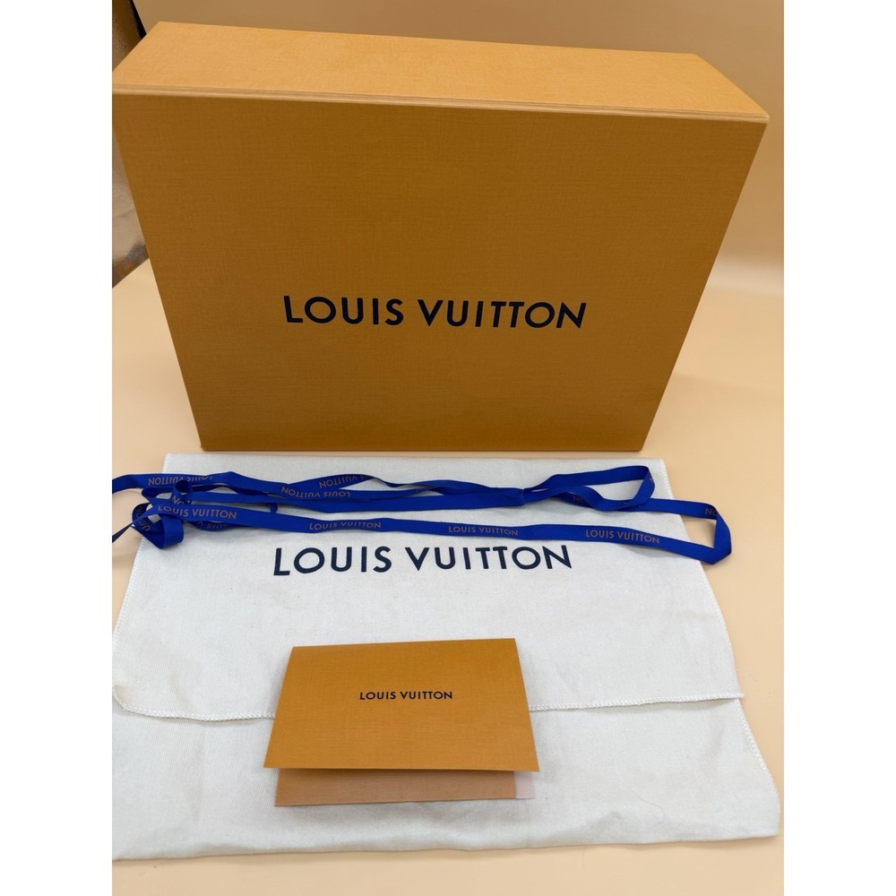 Louis Vuitton Empty Box Dust Bag Receipt Holder Ribbon Authentic